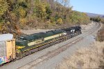 NS 9940 and 1068 Erie Heritage Unit, pull train 18N out of Enola yard